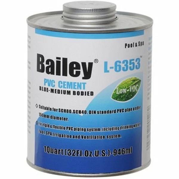 Клей для труб ПВХ Bailey L-6353 118 мл Синій