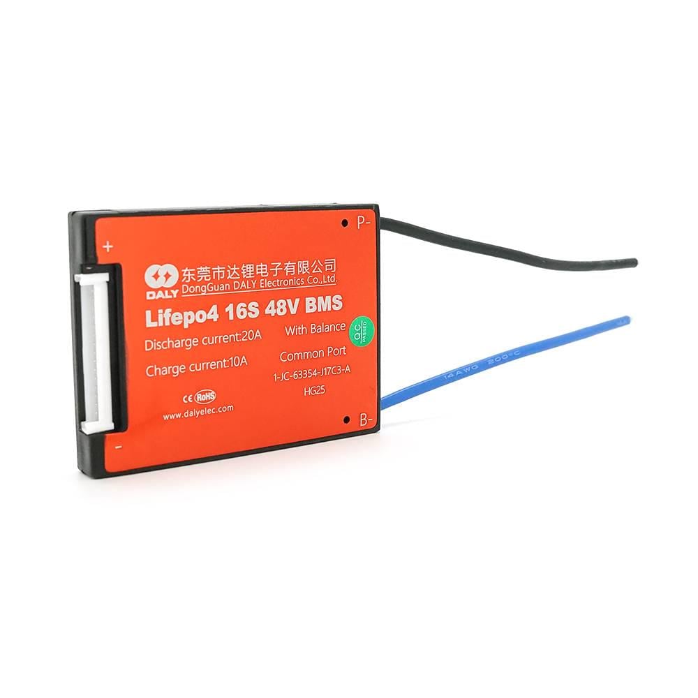 Плата BMS DaLy LiFePO4 48V 16S 10/20A (38095)