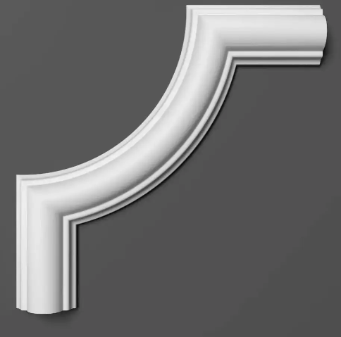 Элемент угловой полиуретановый Grand Decor HCR 516-1 жесткий (2281019816)