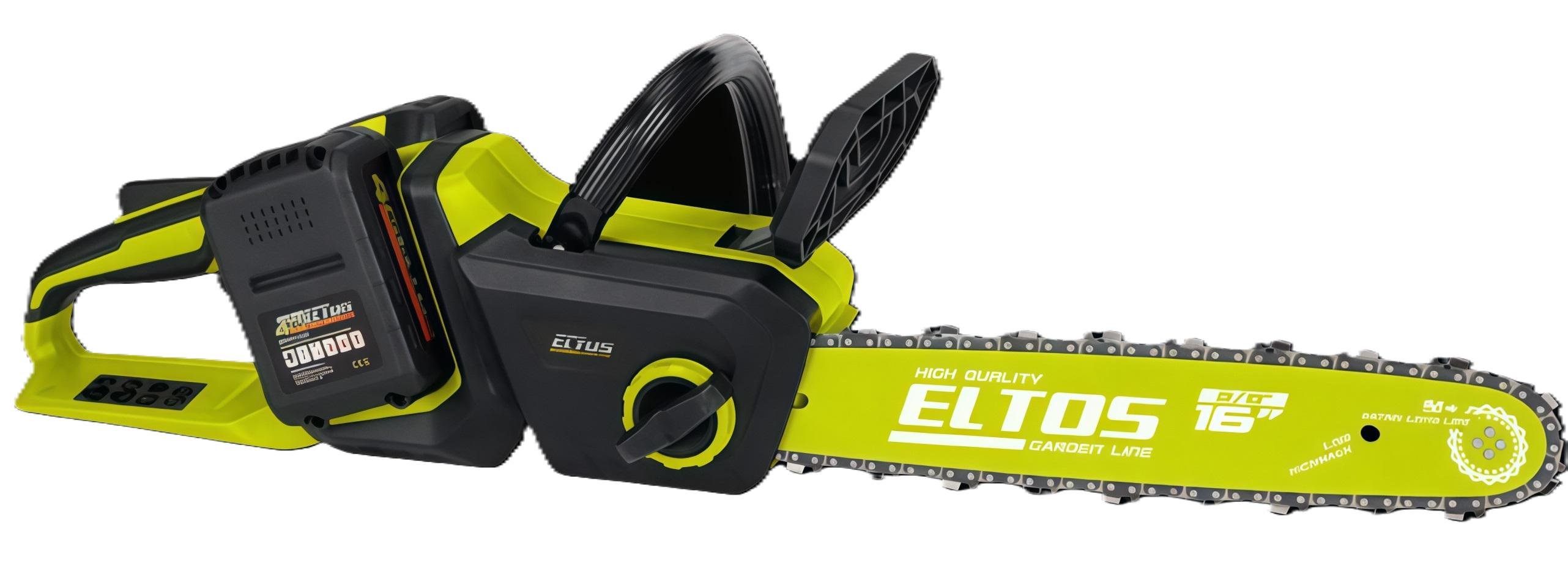 Пила цепная аккумуляторная Eltos АПЦ-40A/16"-4 с шиной 402/355 мм и 2 аккумуляторами 20V 4 Ah (ELAPCM40А/16-4)