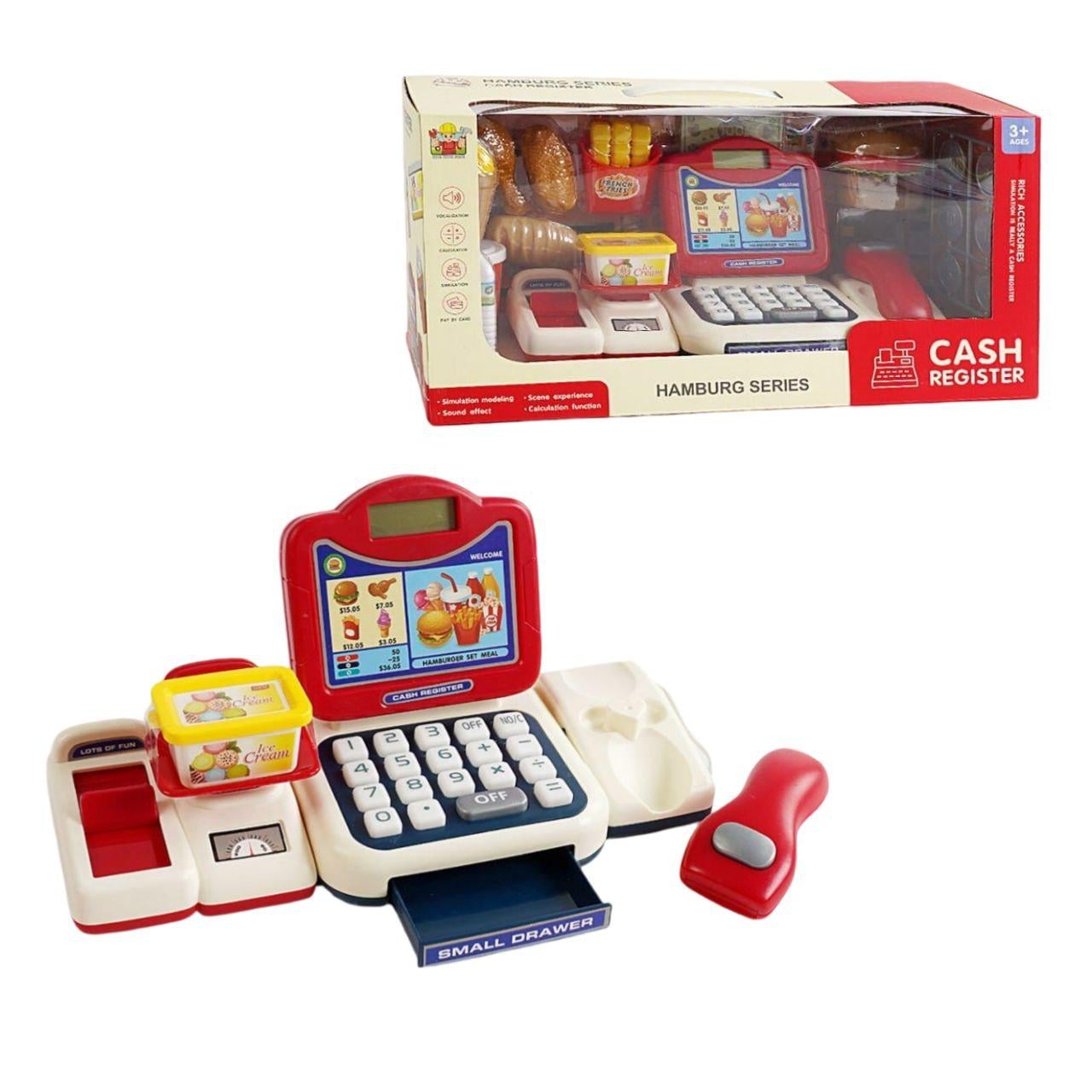 Игрушечный магазин с кассой и продуктами Красный (159583-1) Игрушечный магазин с кассой и продуктами Красный (159583-1)
