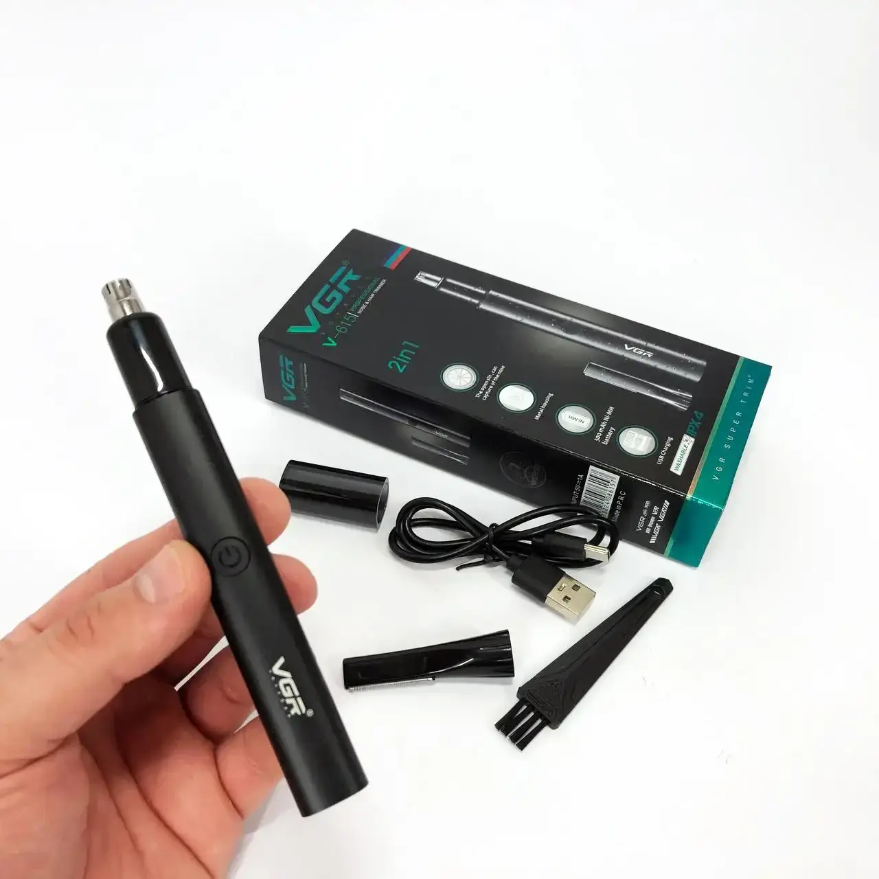 Тример для стрижки акумуляторний VGR V-615 (V-615) - фото 5 Тример для стрижки акумуляторний VGR V-615 (V-615) - фото 5