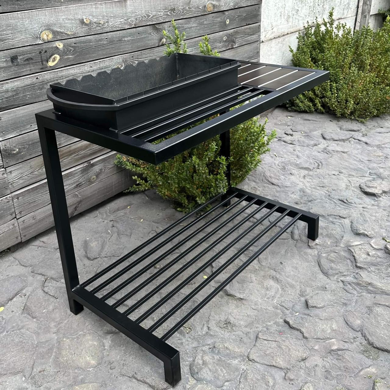 Мангал Metalzavod Локі на 9 шампурів 4 мм в стилі loft 110х59х92 см (ML9-4C) - фото 2 Мангал Metalzavod Локі на 9 шампурів 4 мм в стилі loft 110х59х92 см (ML9-4C) - фото 2