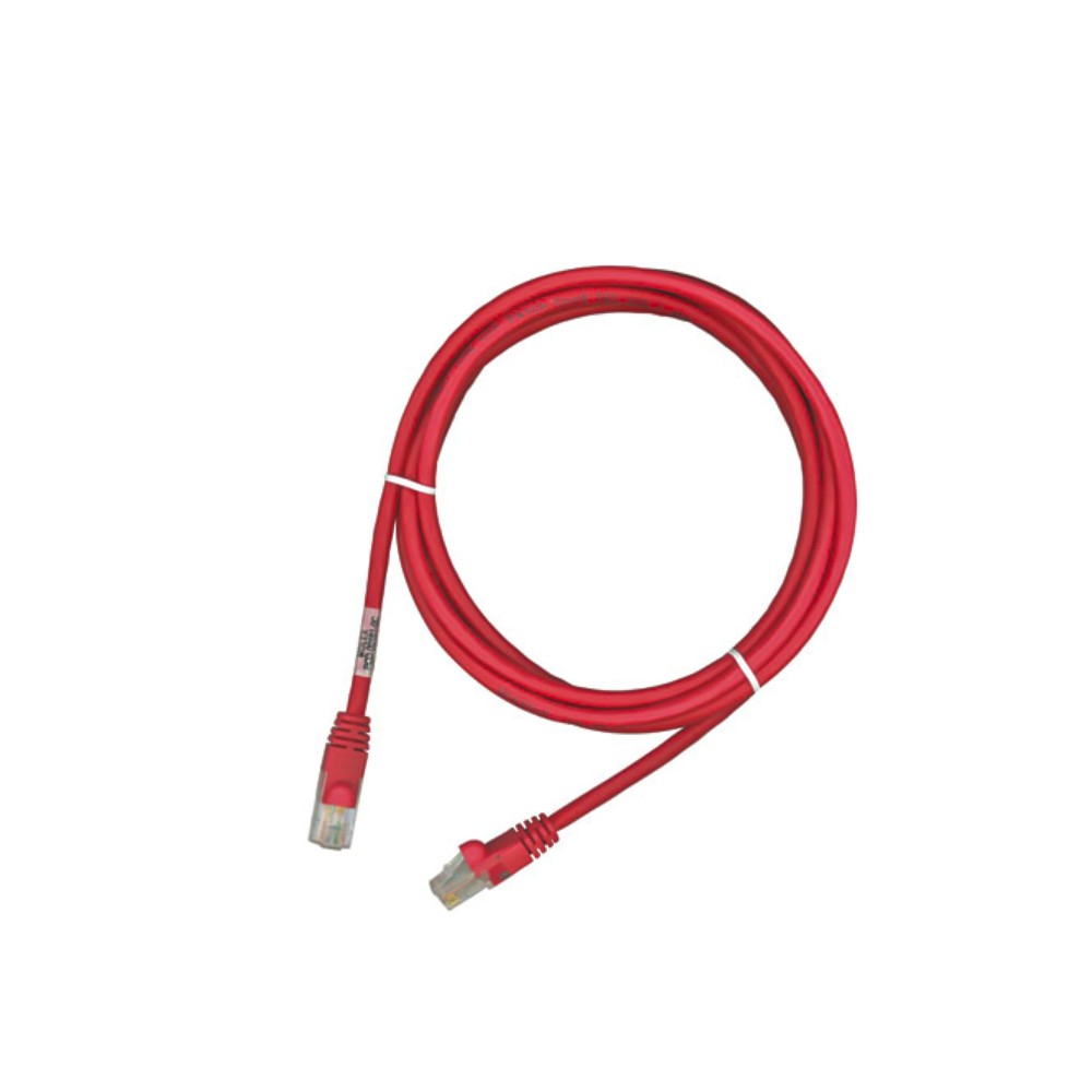 Патч-корд Molex PCD-01000-0C RJ45 UTP 5e LSZH 0,5 м Червоний (560448) - фото 1