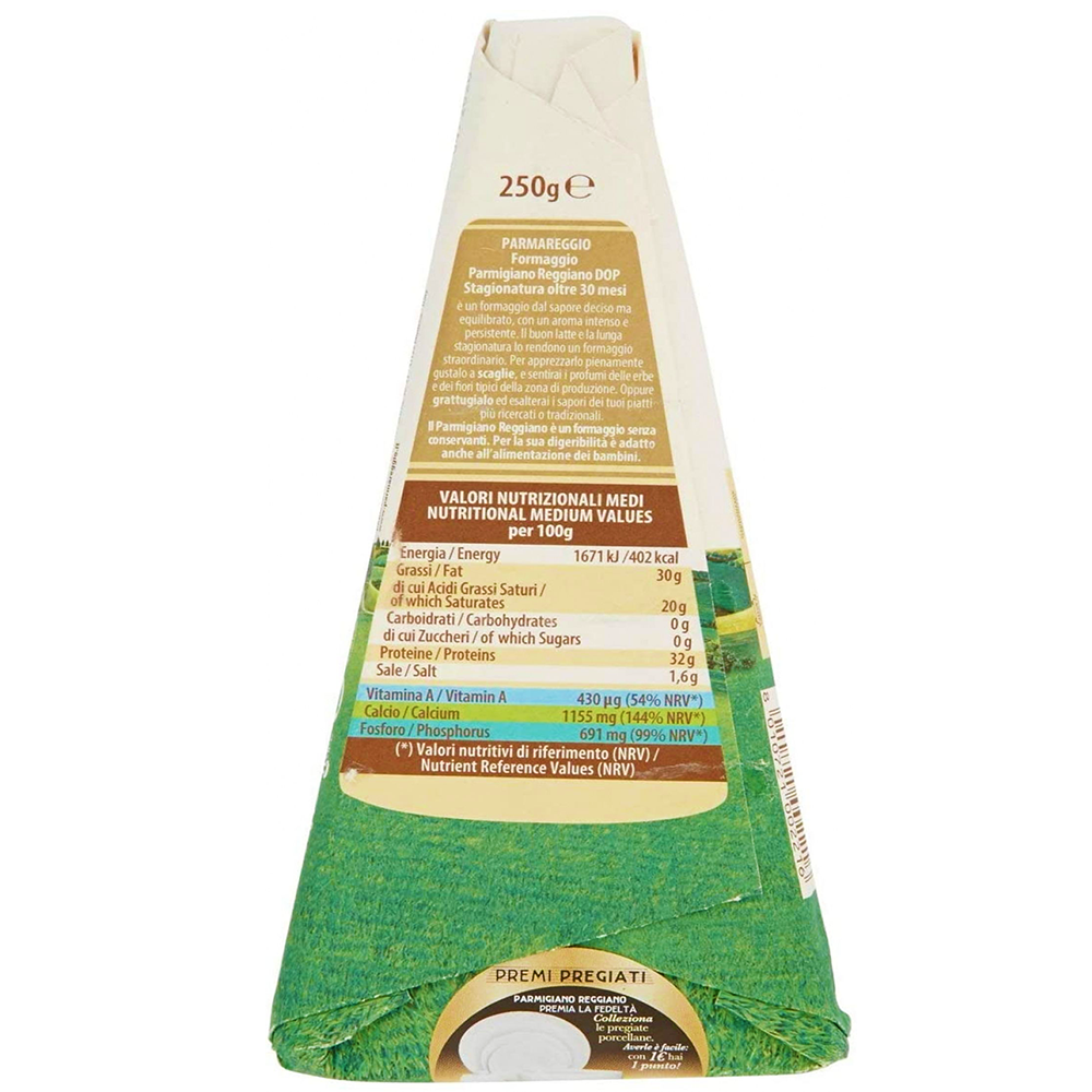 Сыр пармезан Parmareggio Parmigiano Reggiano выдержка 30 месяцев 250 г (1052174799) - фото 3 Сыр пармезан Parmareggio Parmigiano Reggiano выдержка 30 месяцев 250 г (1052174799) - фото 3