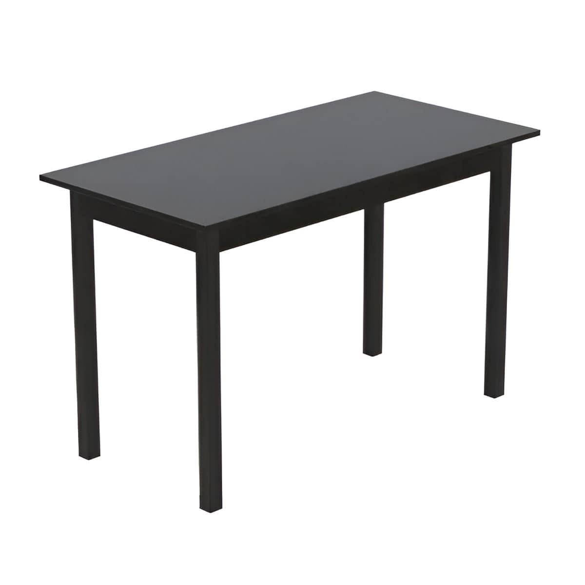 Обеденный стол Ferrum-decor Марио ДСП 16 мм 75x120x70 см Черный/Сосна Кембра (FRD-105734)