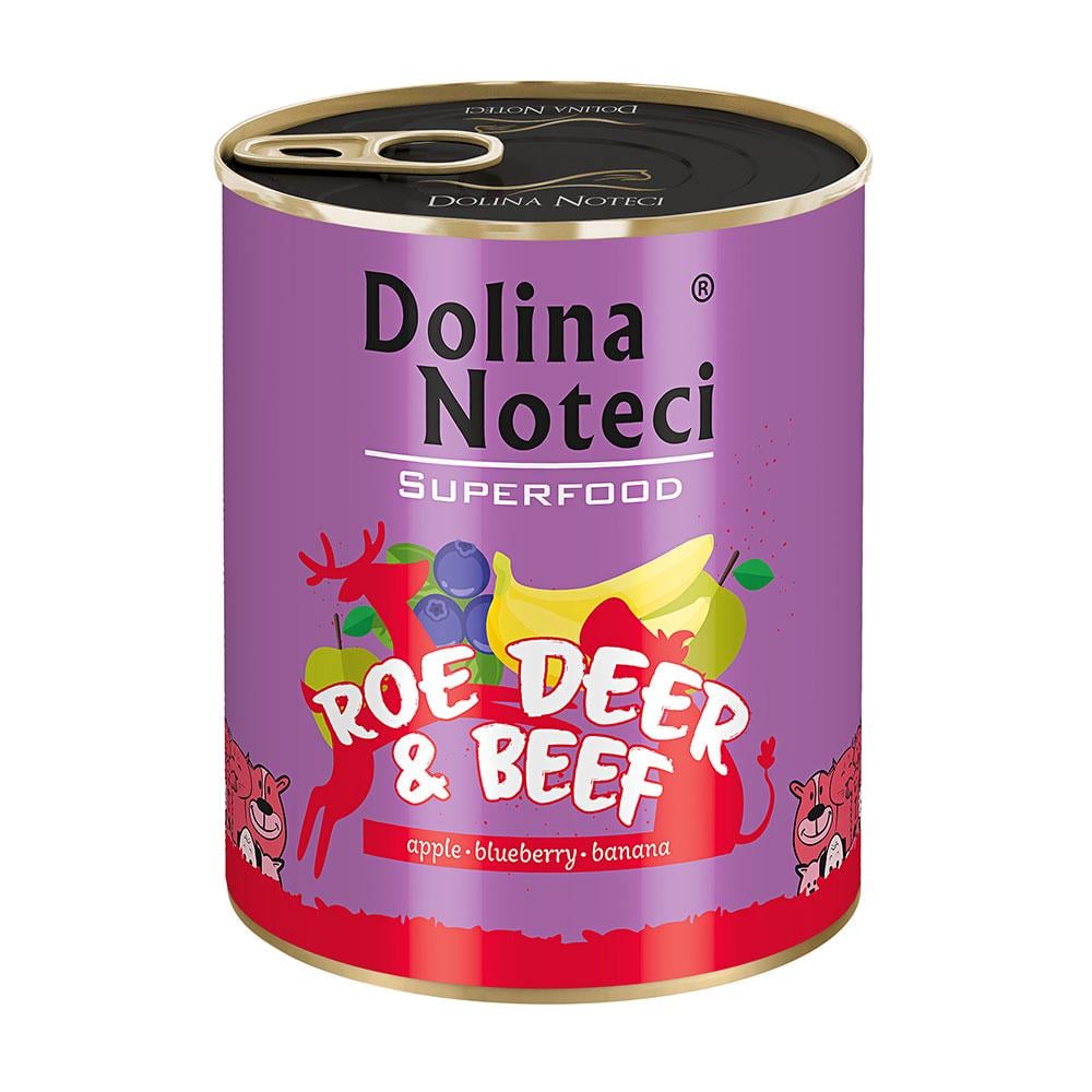 Консерва Dolina Noteci Superfood для собак з козулями та яловичиною (9645712)
