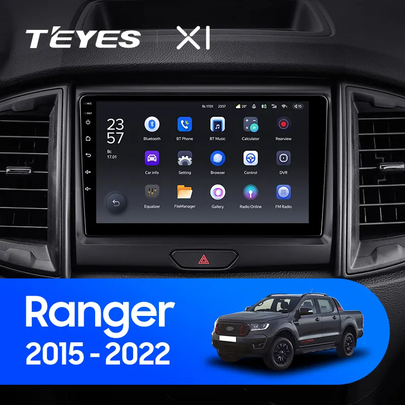 Автомагнитола штатная Teyes X1 для Ford Ranger P703 2015-2022 Android X1 2+32G Wi-Fi/4G комплектация А (1787456517) - фото 3