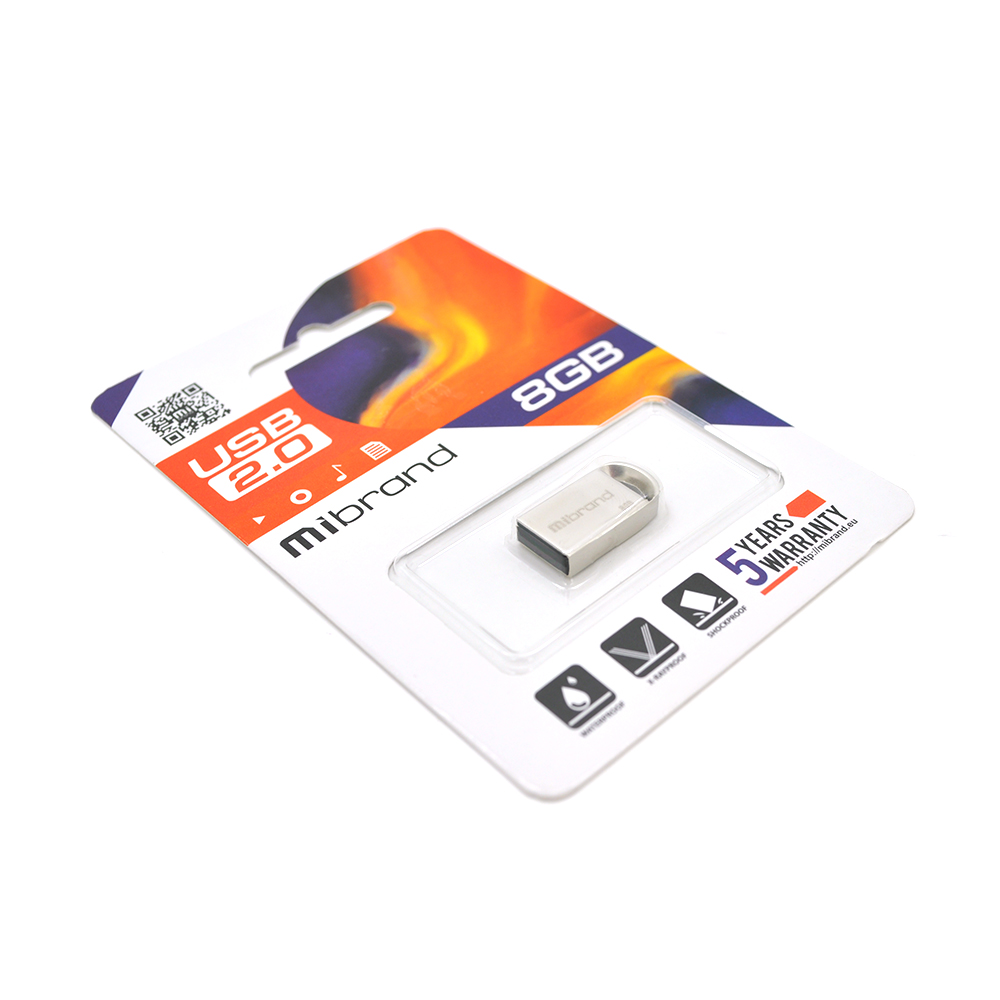 Флеш-пам'ять USB Mibrand Lynx 8 GB USB 2.0 (28076)