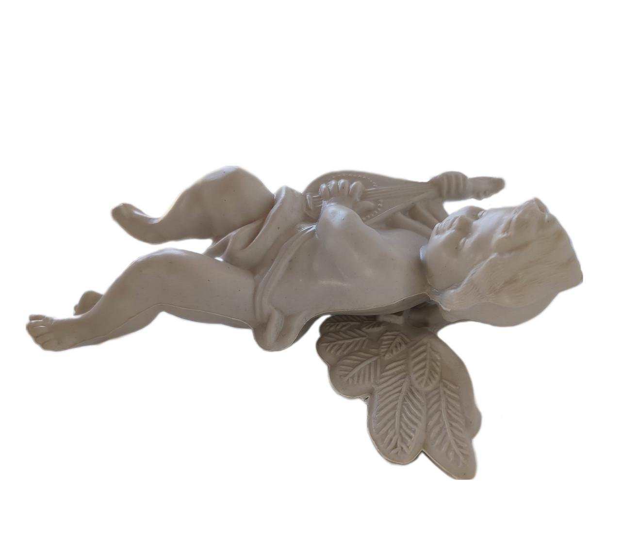 Игрушка-заготовка на елку Ангелочек с бандурой под покраску для декупажа (969) - фото 2