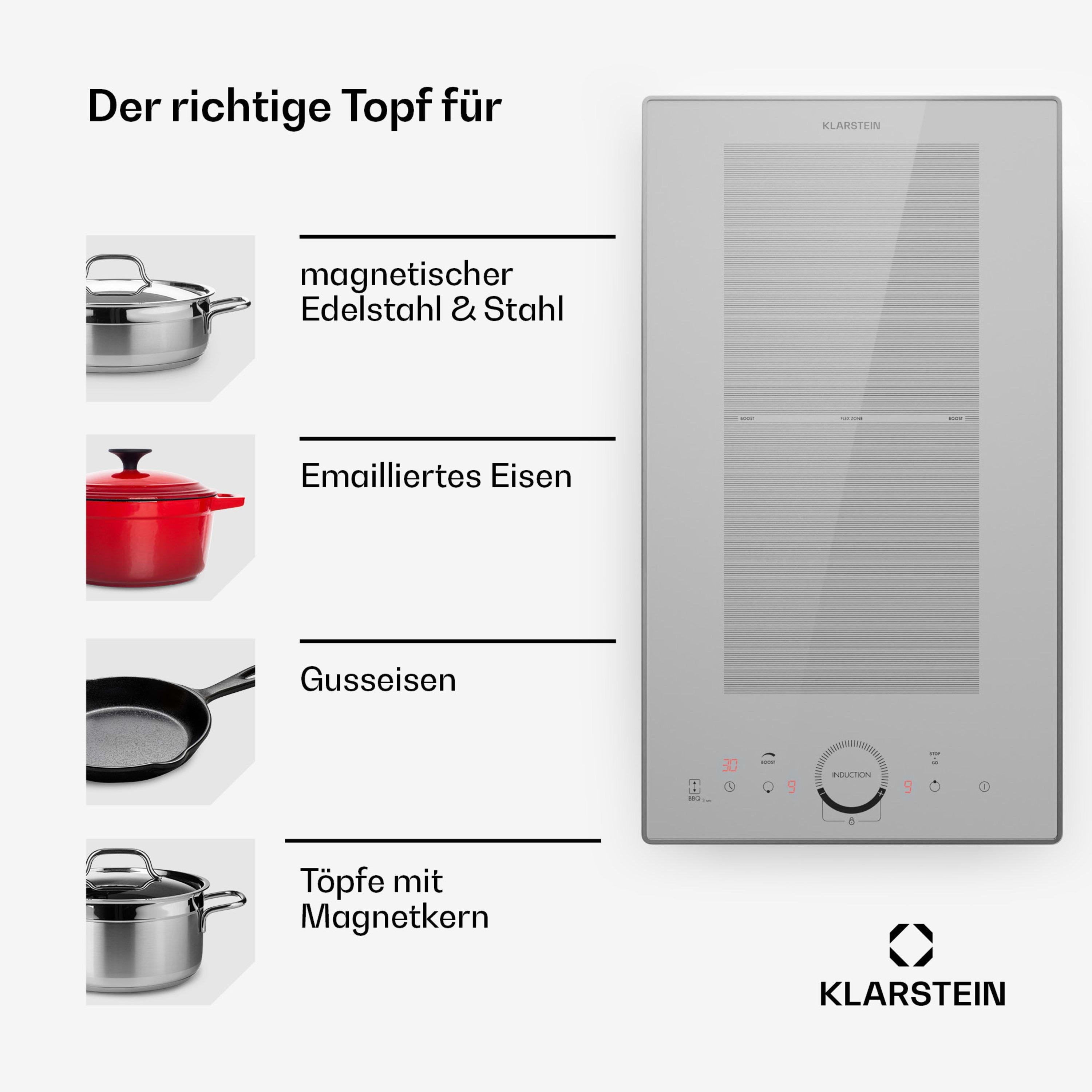 Варочная поверхность индукционная KLARSTEIN Delicatessa Slim (10035197) - фото 5