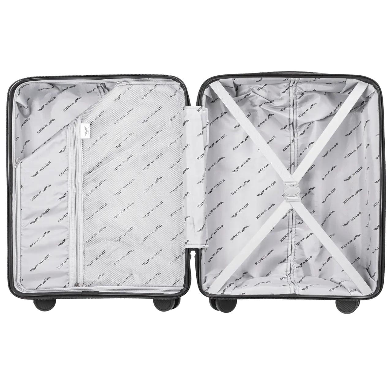 Чемодан полипропиленовый Wings 181-04 малый Зеленый (Wp00523) - фото 6 Чемодан полипропиленовый Wings 181-04 малый Зеленый (Wp00523) - фото 6