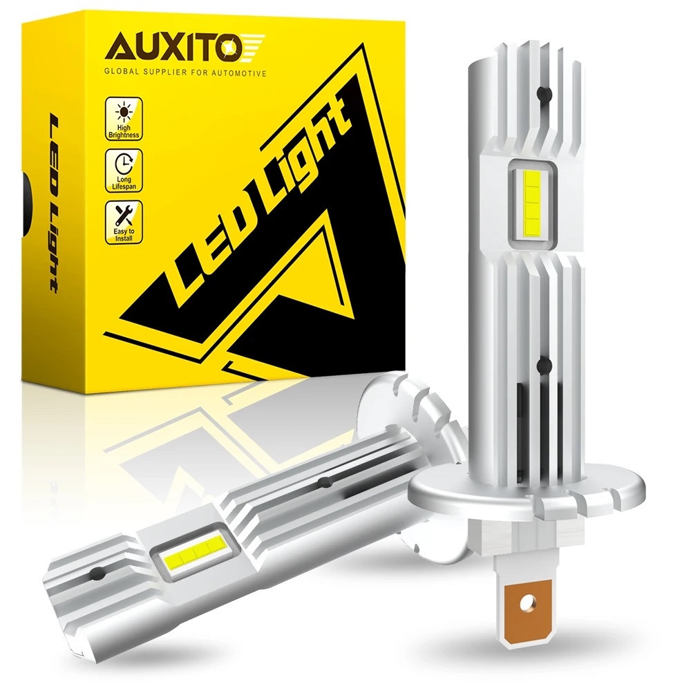 Автомобильные LED лампы Auxito H1 Canbus 6000-6500K компактные 10-16V 2 шт.