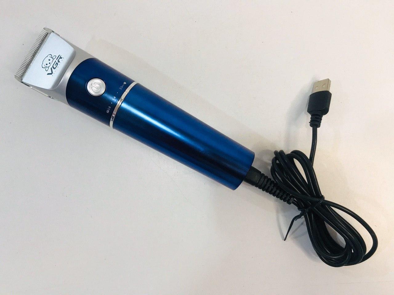 Машинка для стрижки собак та котів акумуляторний VGR V-098 Синій - фото 10 Машинка для стрижки собак та котів акумуляторний VGR V-098 Синій - фото 10