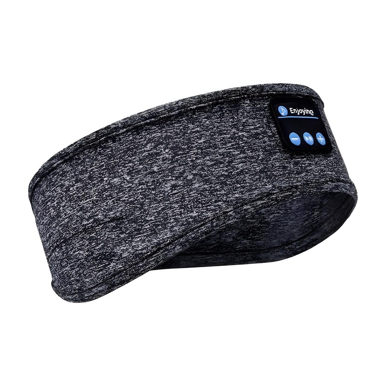 Навушники для сну бездротові для спорту пов'язка на голову з навушниками bluetooth Сірий