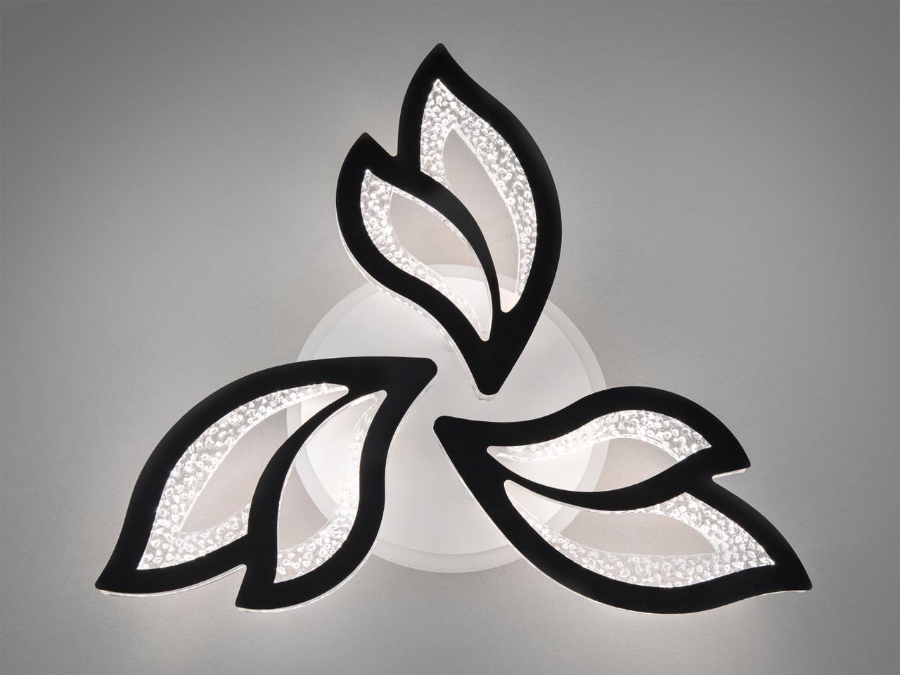 Люстра світлодіодна в передпокій з пультом 2455-3BK-LS 55 W на 8 м2 Чорний (2437060103) - фото 1 Люстра світлодіодна в передпокій з пультом 2455-3BK-LS 55 W на 8 м2 Чорний (2437060103) - фото 1