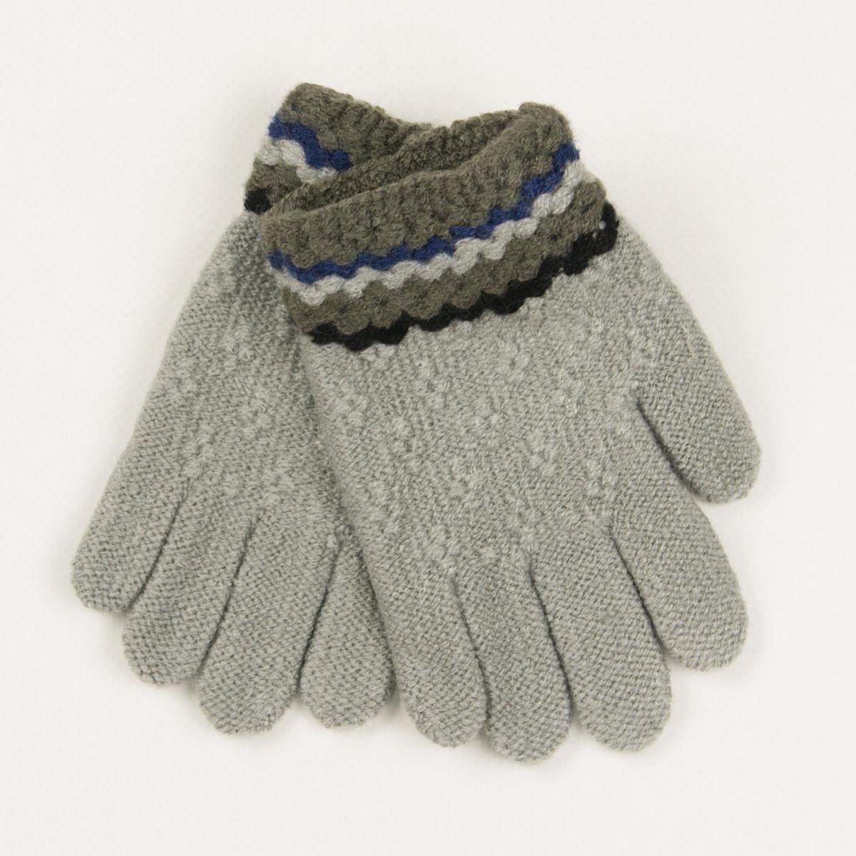 Рукавички для хлопчиків на 2-3 роки 19-7-44 Сірий