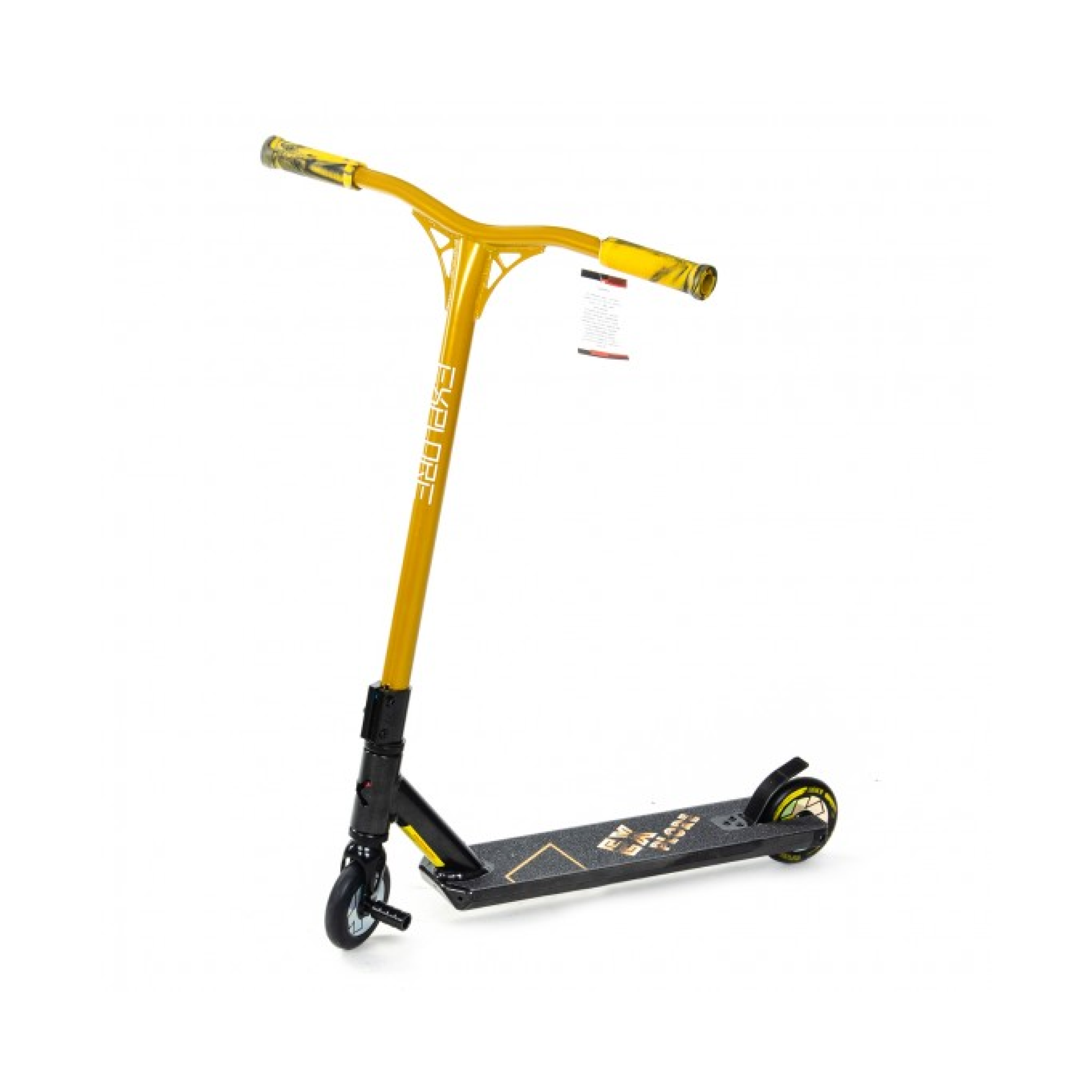 Самокат трюковый Explore Spade Deluxe New Желтый Самокат трюковый Explore Spade Deluxe New Желтый