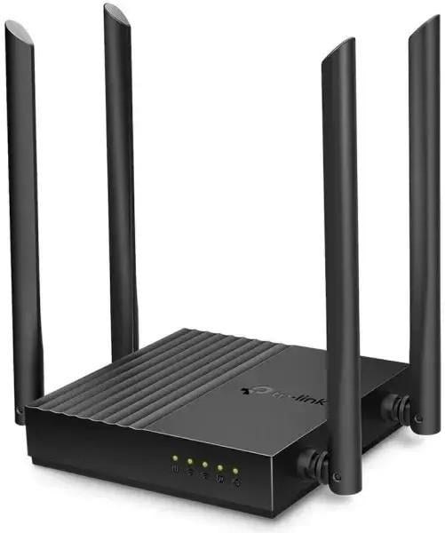 Маршрутизатор TP-Link Archer C64 WiFi5 AC1200 1 Гбіт/с дводіапазонний Wi-Fi Чорний (2542956324)
