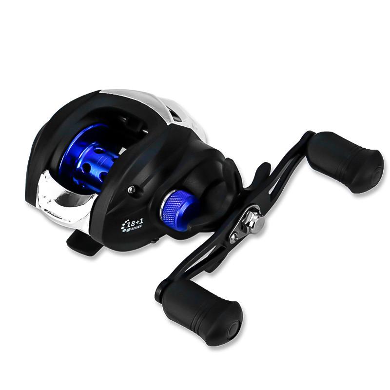 Катушка мультипликаторная Yumoshi AK 200 Black-Blue Right - фото 2 Катушка мультипликаторная Yumoshi AK 200 Black-Blue Right - фото 2