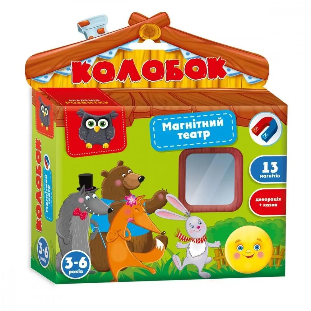 Настільна гра Vladi Toys Магнітний театр Академія розвитку Колобок українською (VT3206-30)
