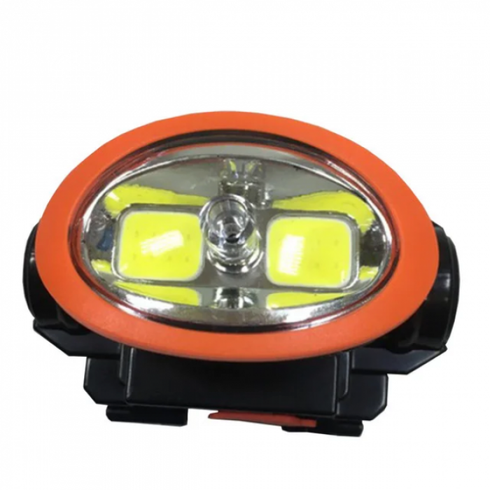 Фонарь налобный с лазером BL-0520 COB (47840)