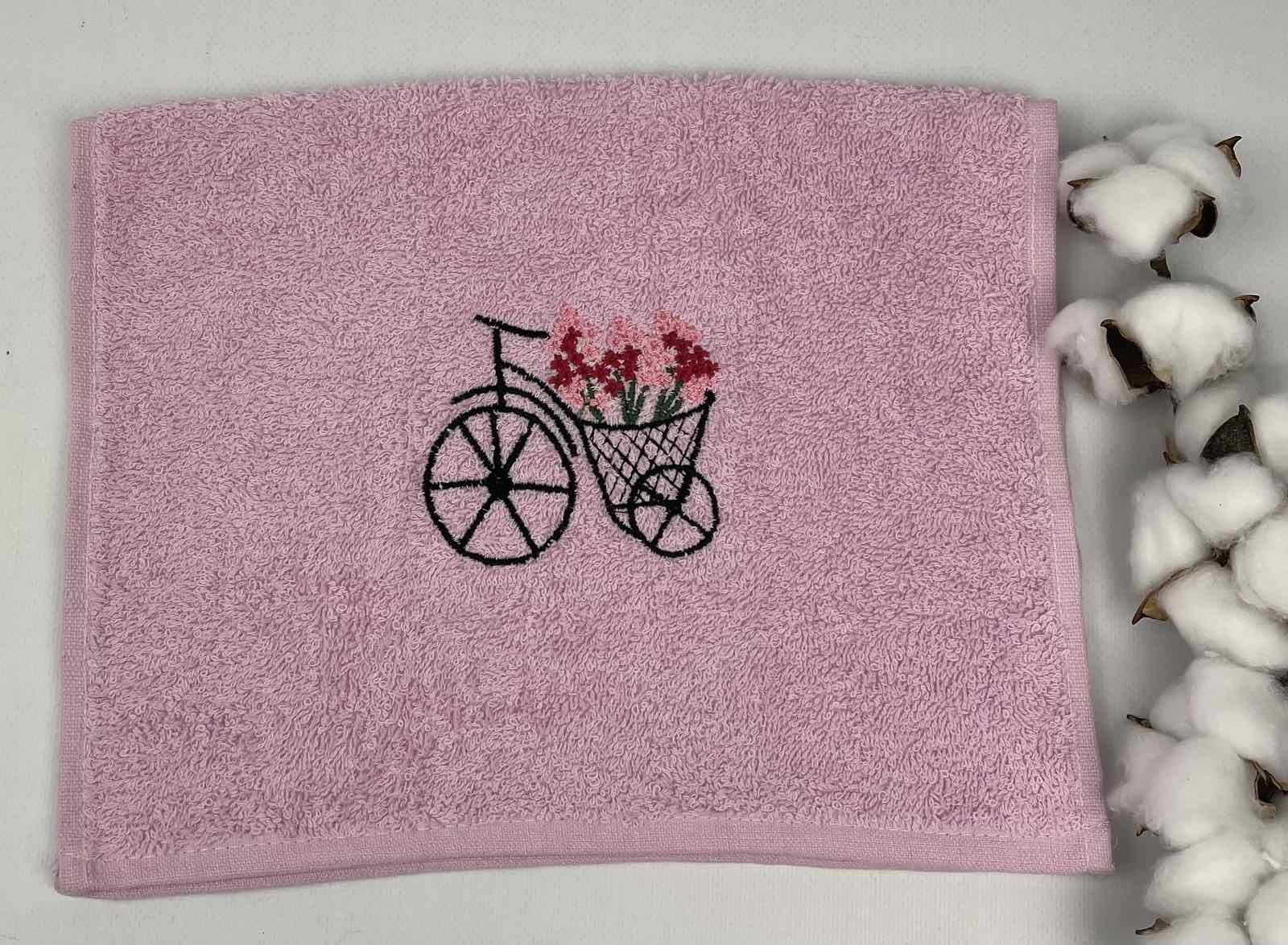 Кухонний рушник Happy Cotton Bike 30х50 см Pink (CN24522) - фото 1