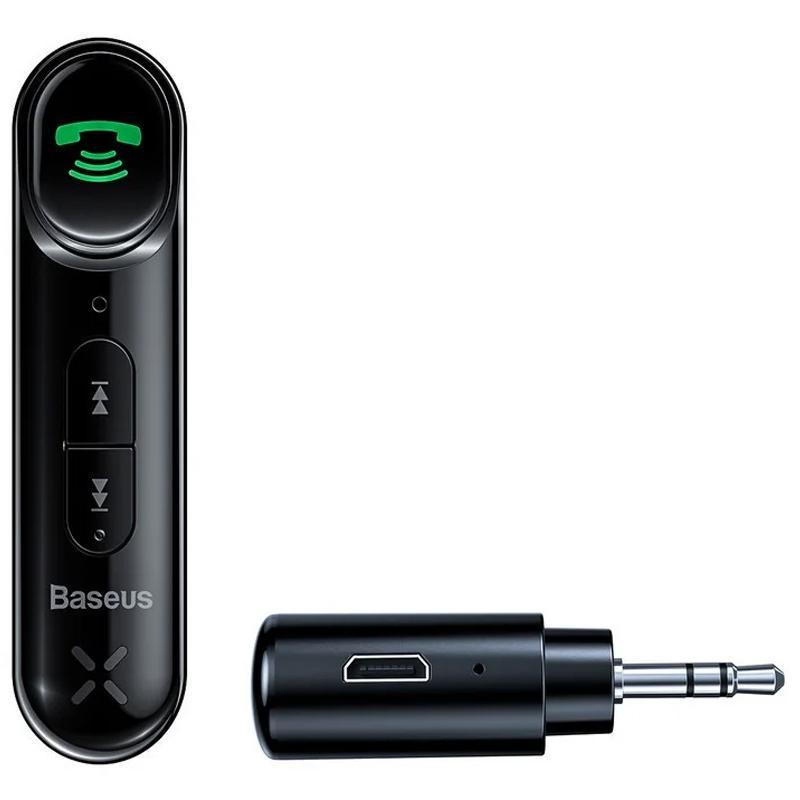 Адаптер Baseus Qiyin AUX Car Bluetooth Receiver WXQY-01 Black - фото 6