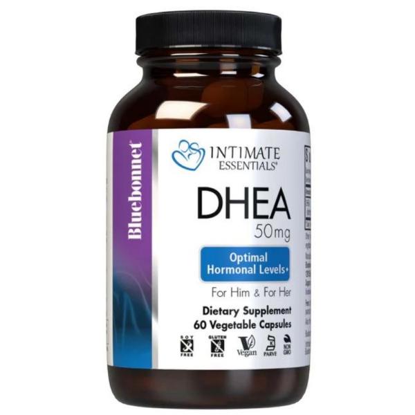 ДГЕА Bluebonnet Nutrition Intimates Essentials DHEA 50 мг 60 вег. капс. (000024844)