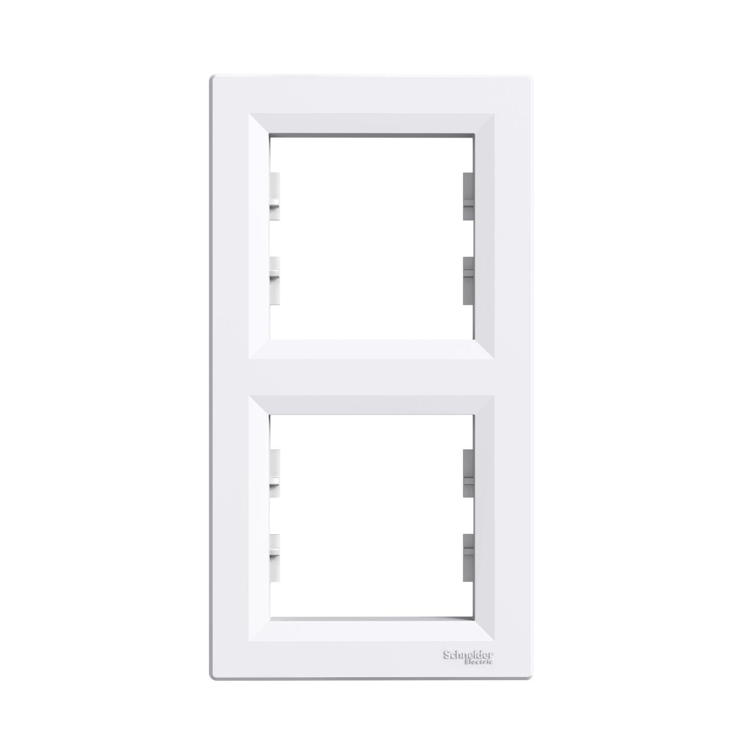 Рамка 2-місна вертикальна Schneider Electric Asfora Білий (EPH5810221)