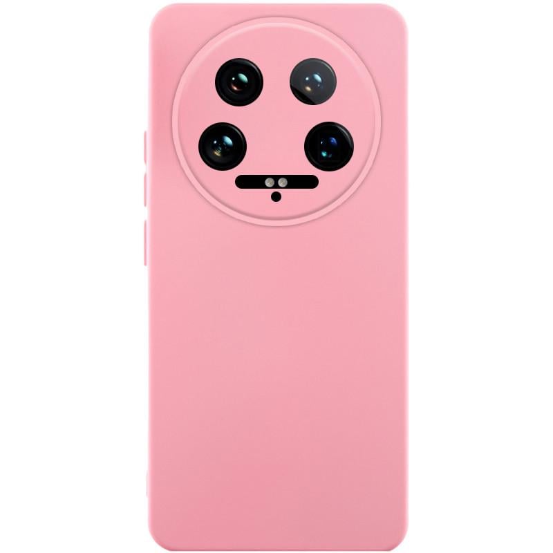 Противоударный чехол Silicone Cover Lakshmi Full Camera (AA) для Xiaomi 14 Ultra розовый