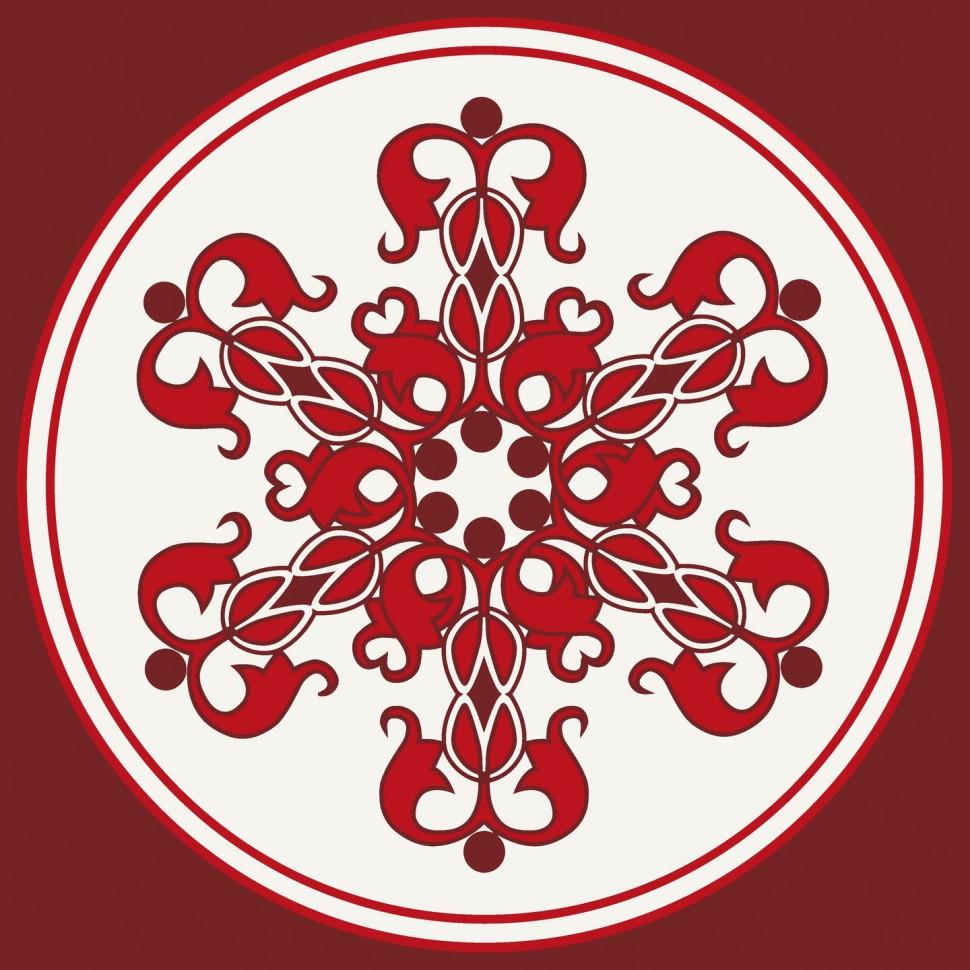 Картина по номерам ART CRAFT Круглый орнамент 30x30 см Разноцветный (PM-194-K-905)