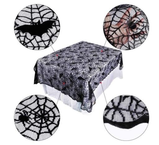 Декор на Хэллоуин скатерть 150х210 см Черный (66322) - фото 4