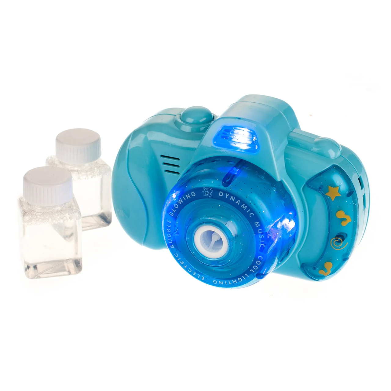 Генератор мыльных пузырей Bubble Camera AM-99 фотоаппарат Голубой