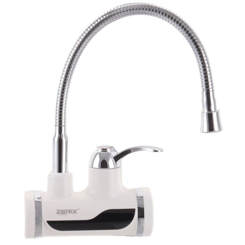 Проточный водонагреватель ZERIX ELW02-EFW с индикатором температуры (ZX2774)