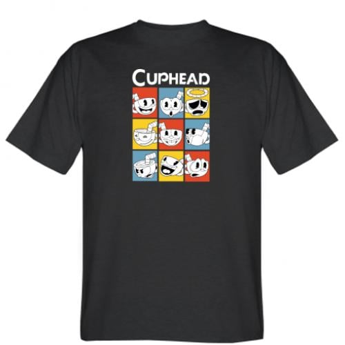 Футболка мужская Cuphead L Черный