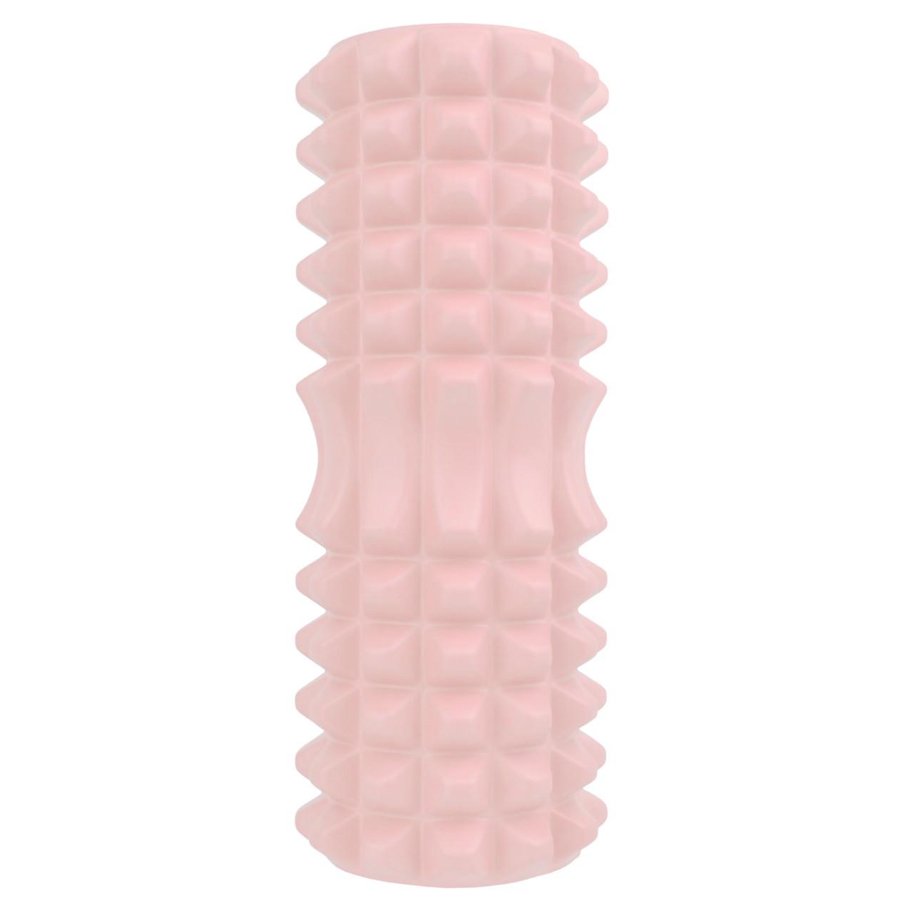 Ролик масажний U-Powex EVA foam roller Type 2 33x14 см Pink - фото 2