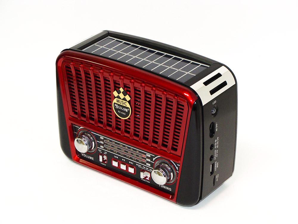 Радіоприймач Golon RX-456S Solar з сонячною панеллю (36956) - фото 2