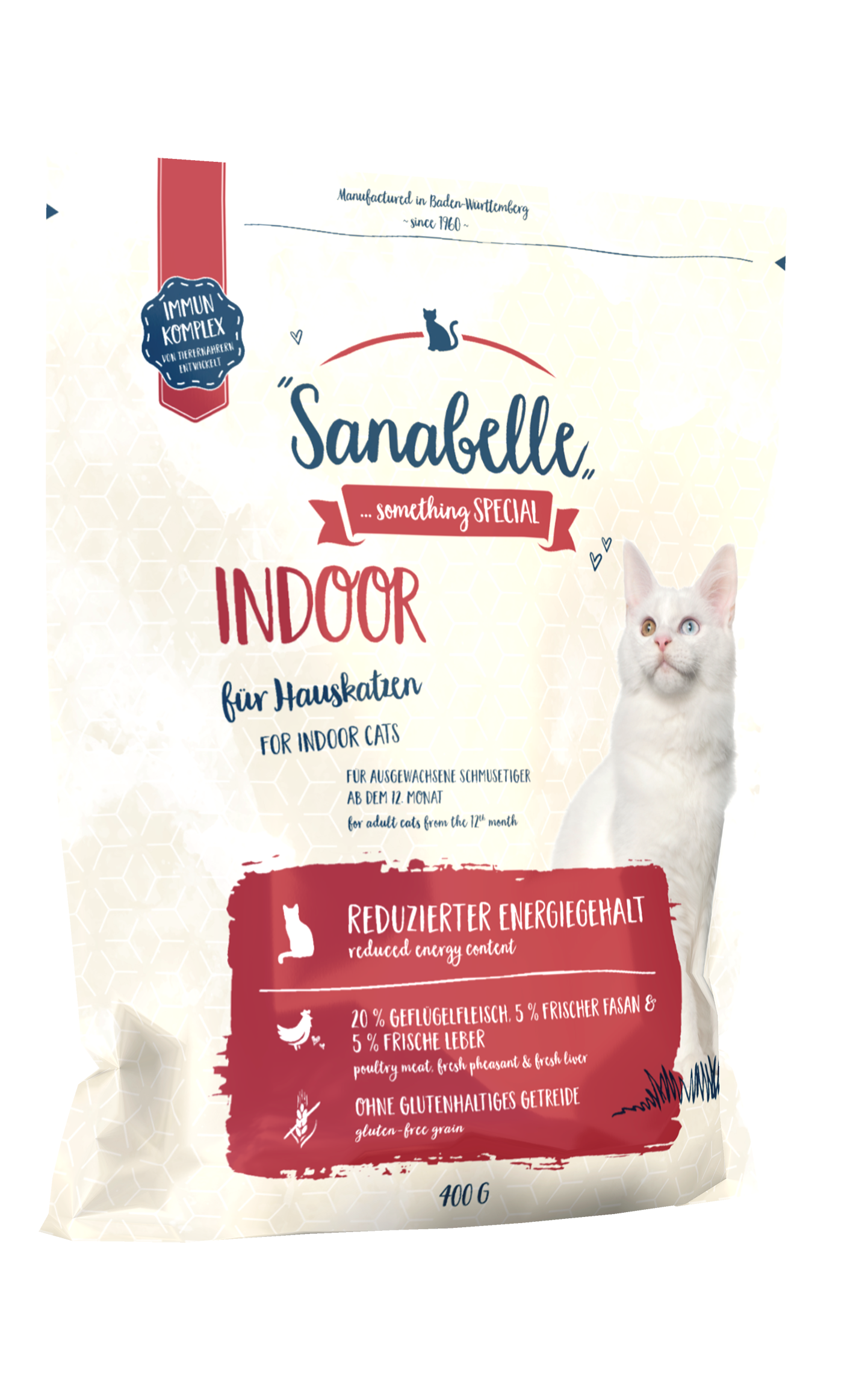 Корм сухий Sanabelle Indoor для дорослих кішок з птицею 0,400 кг