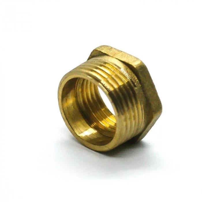 Футорка латунная Inyectometal редукционная ЗР 3/4"х ВР 1/2"