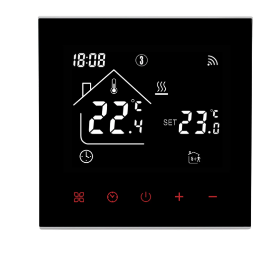 Термостат TUYA MA4 3A программированный сенсорный для газовых котлов с WIFI управлением Термостат TUYA MA4 3A программированный сенсорный для газовых котлов с WIFI управлением