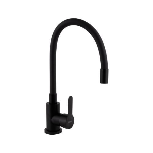 Смеситель для кухни Brinex Pure 015F3 с гибким изливом Black Matt (BRIPUR015F3BLM) Смеситель для кухни Brinex Pure 015F3 с гибким изливом Black Matt (BRIPUR015F3BLM)