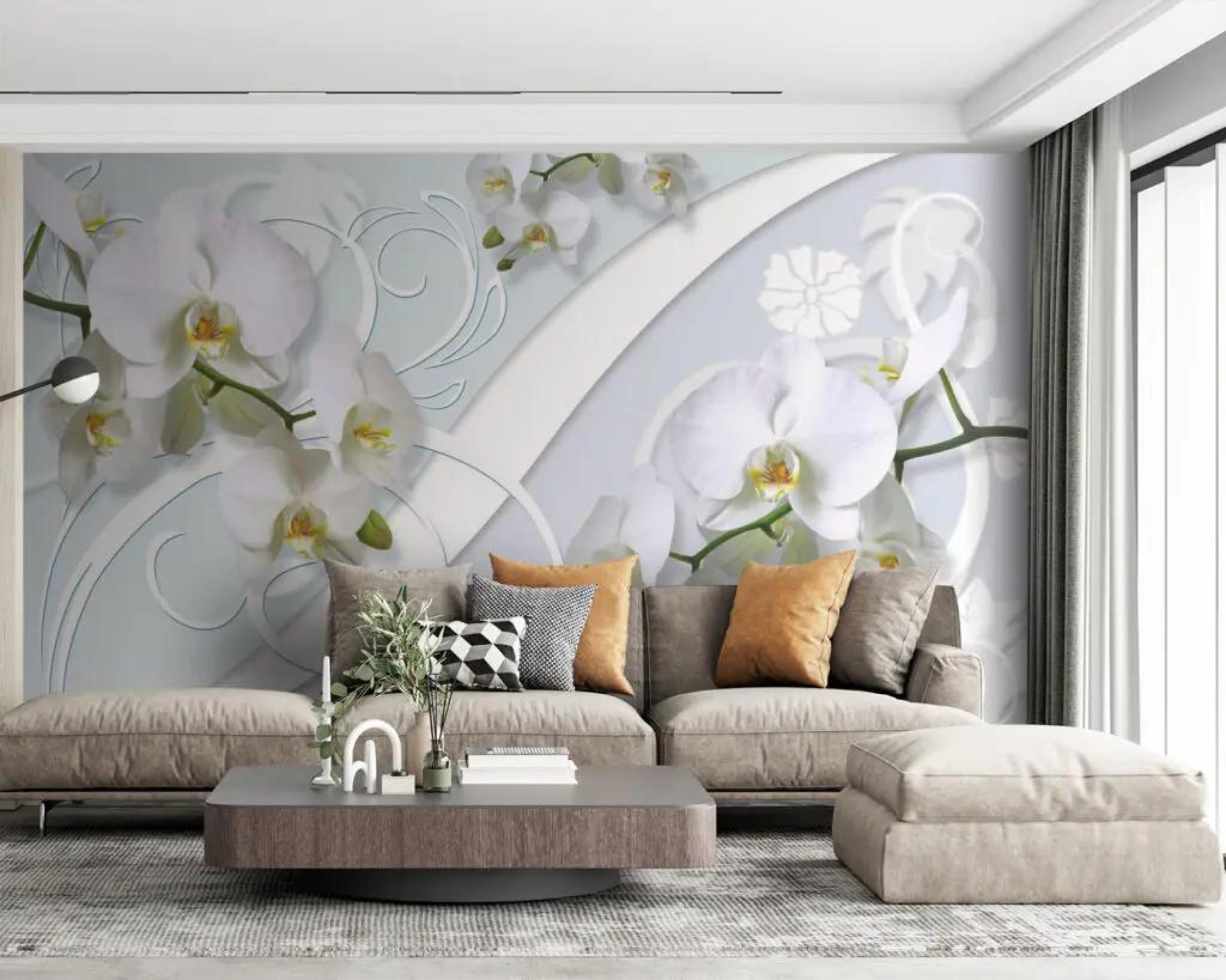 Фотообои Орхидеи Белый (000196)