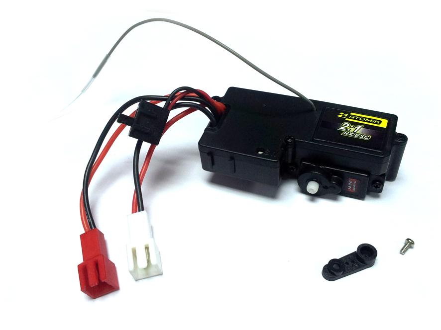 Сервопривід HTX-243RES 3in1 Servo/ESC/Receiver 1:18 (35320) - фото 1