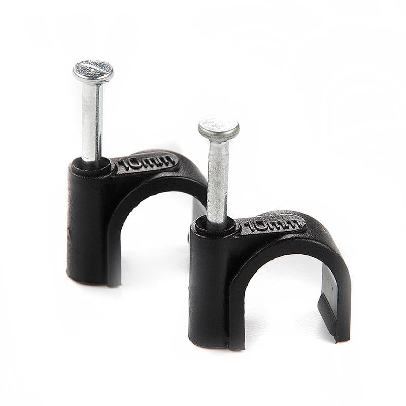 Клiпса кабельна Apro кругла 6 мм 100 шт. Чорний (CC-R6B) Клiпса кабельна Apro кругла 6 мм 100 шт. Чорний (CC-R6B)