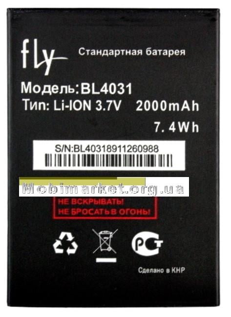 Акумулятор BL4031 для Fly IQ4403 2000 mAh