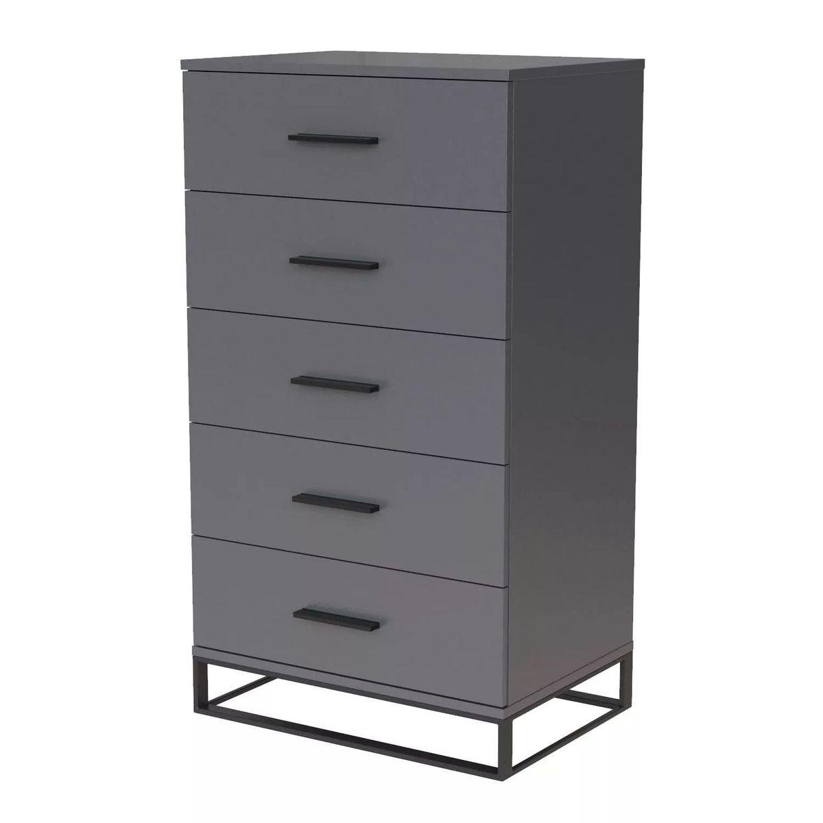 Комод Art in Head Ascet 60x42,5х108 см Графит (AS05070000030)