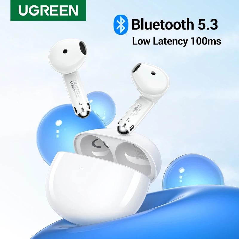 Навушники бездротові UGREEN WS201 HiTune H5 Bluetooth White (15612) - фото 2