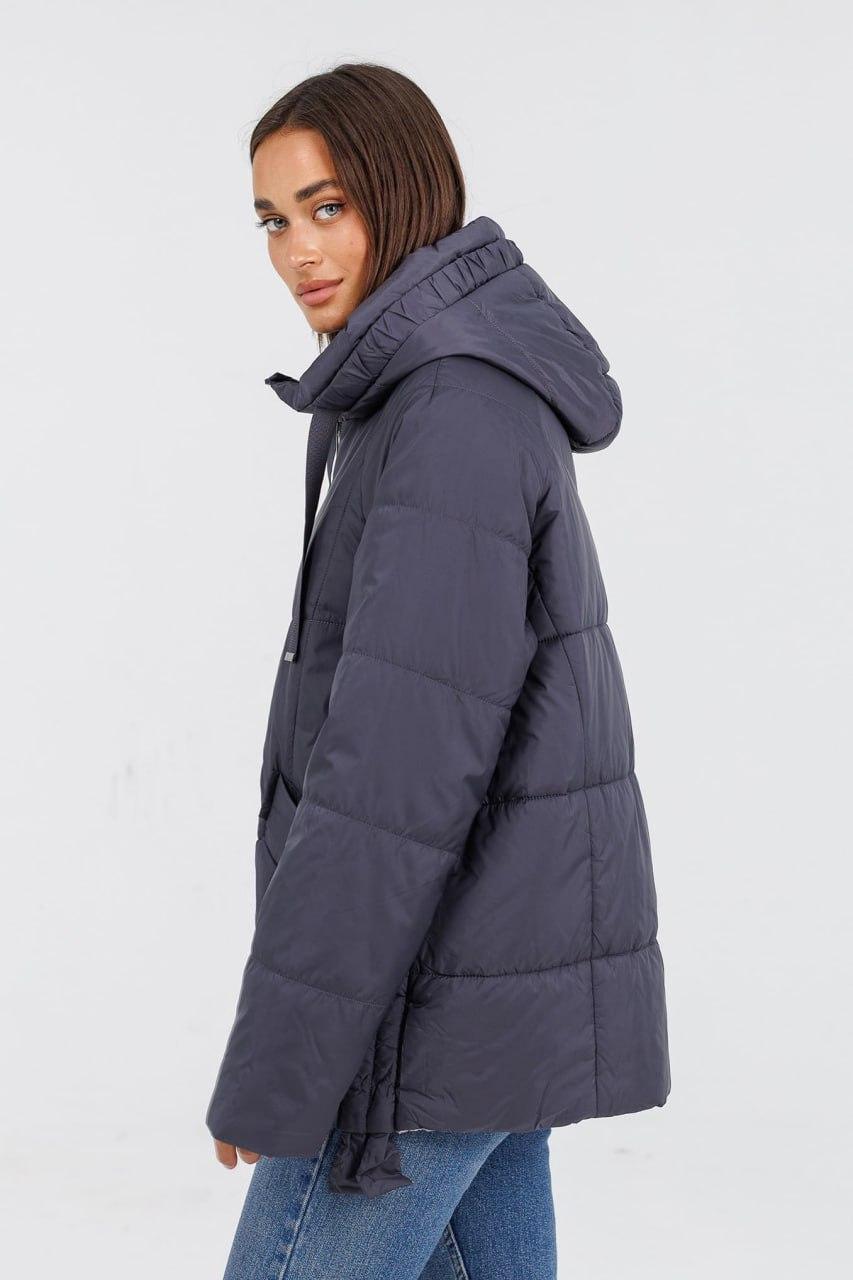 Куртка жіноча 236c на флісі р. 56 Графітовий - фото 3 Куртка жіноча 236c на флісі р. 56 Графітовий - фото 3