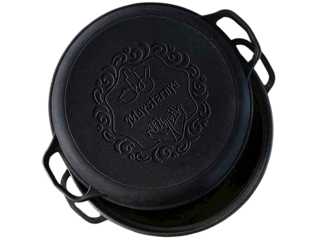 Казан узбецький WOK Maysternya 12 л з кришкою-сковородою (1008046)